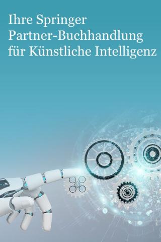 Roboterhand. Link zu den Springer KI Büchern.