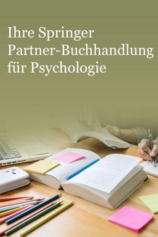 Eine Frau und ein Mann mit Büchern am Schreibtisch. Link zu den Springer Psychologie Büchern.