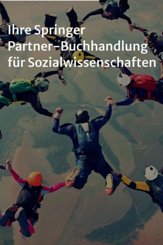 Fallschirmspring halten sich an den Händen. Link zu den Springer Büchern zum Thema Sozialwissenschaften.