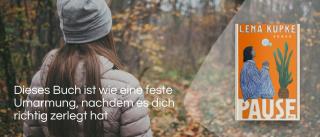 Junge Frau. Link zum Buch Pause. 