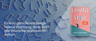 Like Buttons. Link zum Buch Yesteryear.