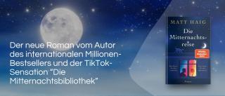 Mond und Sterne. Link zum Buch Die Mitternachtsreise.